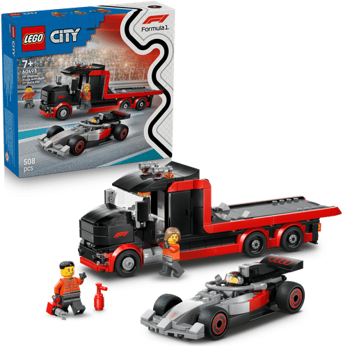 LEGO City Formula 1 乐高®城市一级方程式 60493 F1®运输车和奥迪F1®赛车