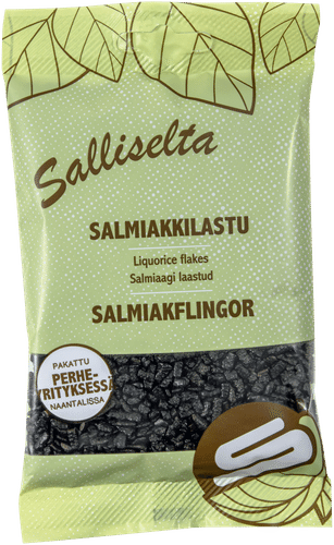 Salliselta Salmiakkilastu 100g|Salliselta 咸甘草片 100g
