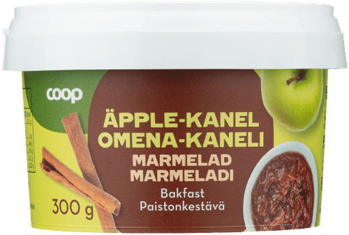 Coop omena-kanelimarmeladi paistonkestävä 300 g