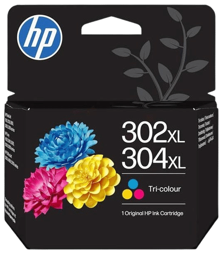 HP mustepatruuna 302XL/304XL kolmiväri