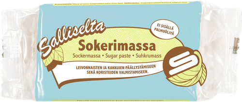 Salliselta Sokerimassa vaaleansininen 250g|Salliselta 浅蓝色糖团 250g