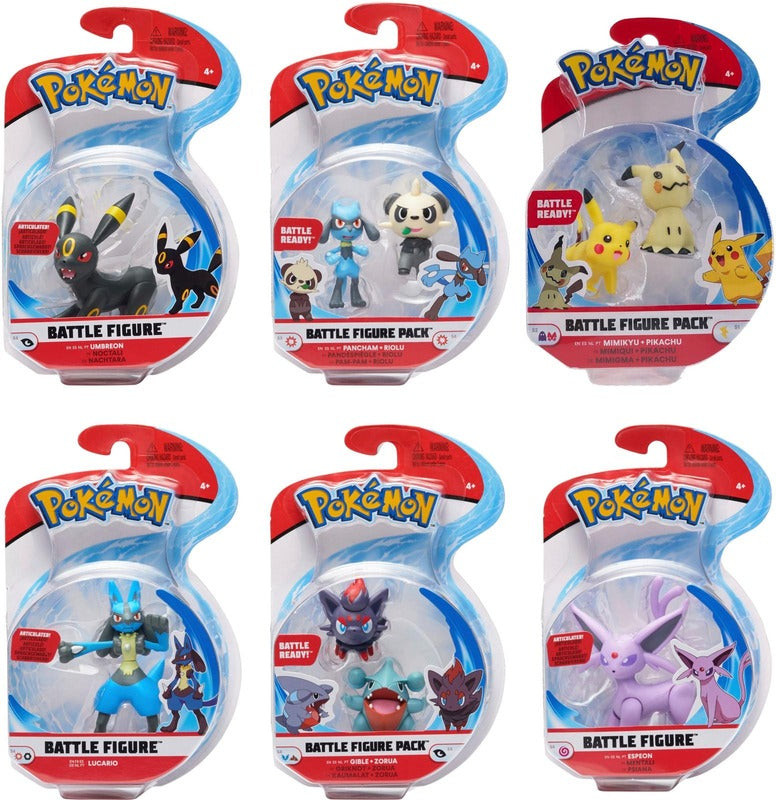 Pokemon 战斗人偶套装|Pokemon Battle Figure pakkaus