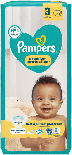 Pampers 高级防护S3号纸尿裤6-10kg 48片