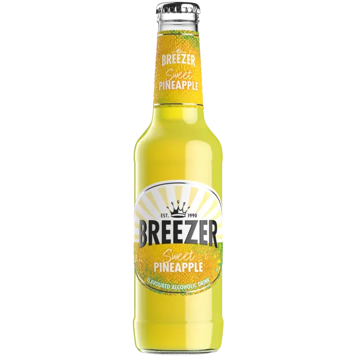 Breezer Pineapple juomasekoitus 4 % lasipullo 0,275 L|Breezer 菠萝混合饮料 4% 玻璃瓶 0,275 L