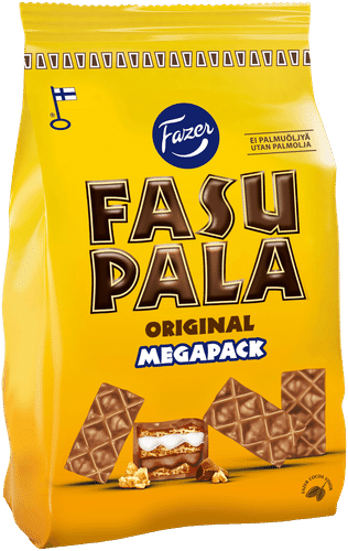 Fazer Fasupala 原味巨型包装华夫饼干 355g|Fazer Fasupala Original Megapack vohvelikeksi 355g