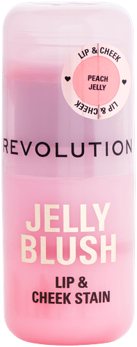 Makeup Revolution Jelly meikkipuikko poskille ja huulille 0,03g Stain Peach Orange