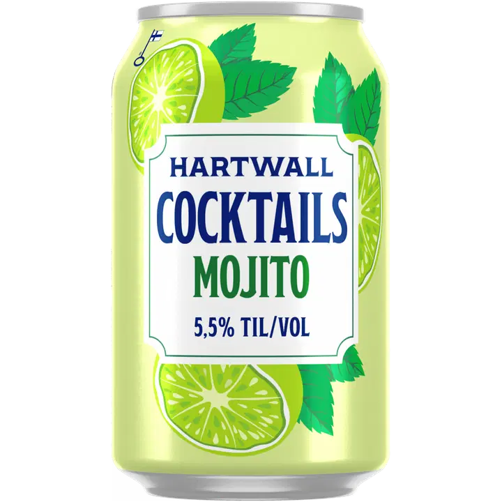Hartwall Cocktails Mojito5,5% 0,33 l|Hartwall Cocktails 莫吉托5.5% 0,33 l