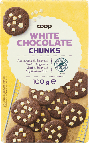 Coop valkosuklaarouhe leivontaan 100 g|Coop 白巧克力碎(烘焙用) 100 g