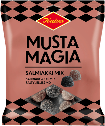 Halva 黑魔法甘草混合 110 g|Halva Musta Magia Salmiakki mix 110 g