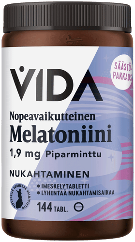 Vida 膳食补充剂褪黑素1.9毫克快速起效薄荷味144片 32 g