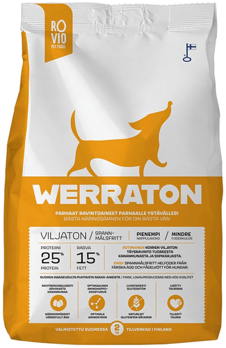 WERRATON 无谷物狗粮 2 kg