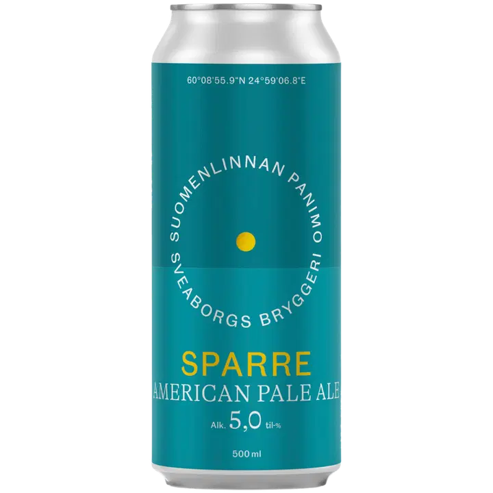 Suomenlinnan Panimo Sparre American Pale Ale 5% 50cl tölkki|Suomenlinnan Panimo Sparre 美国淡色艾尔 5% 50cl 罐装