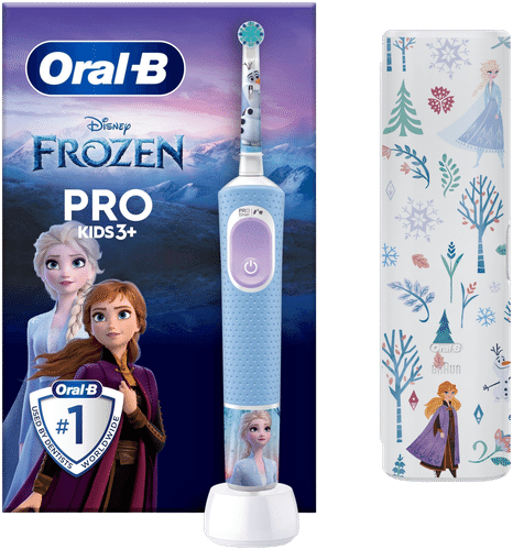 Oral-B Vitality Pro Kids Frozen 3+ sähköhammasharja + matkakotelo