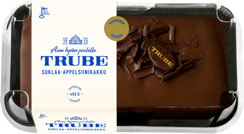 Trube Suklaa-appelsiinikakku 400 g suklaa-appelsiinitäytteinen kakku|Trube 巧克力橙子蛋糕 400克 巧克力橙子夹心蛋糕