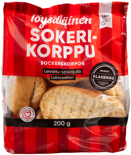 Töysäläinen 糖脆面包 200g|Töysäläinen sokerikorppu 200g