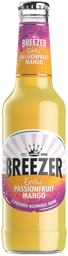 Breezer 百香果芒果混合饮料 4% 玻璃瓶 0,275 L