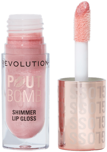 Makeup Revolution Revolution pout bomb shimmer 唇彩 4.6ml 亮粉红|Revolution pout bomb shimmer huulikiilto 4,6ml shine pink