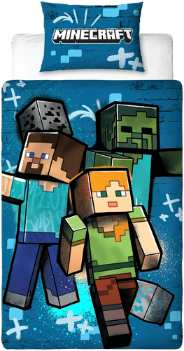 Minecraft 儿童被套套装 Minecraft 150x210+50x60厘米