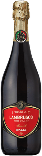 PODERI ALTI Lambrusco dell'Emilia IGT Rosso Amabile 7,5 til-% 0,75 l pullo
