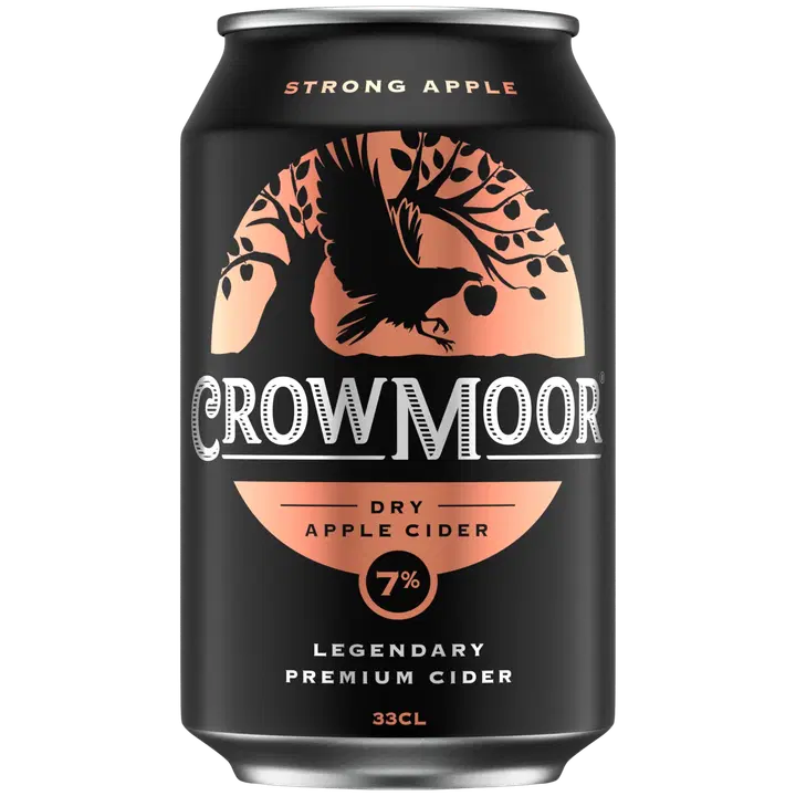 Crowmoor Dry Apple siideri 7% tölkki 0,33 L|Crowmoor 干苹果饮品 7% 罐装 0,33 L