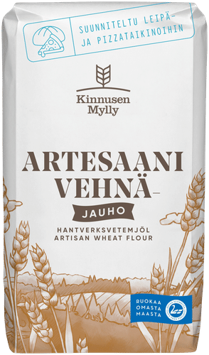 Kinnusen Mylly Artesaanivehnäjauho 2 kg