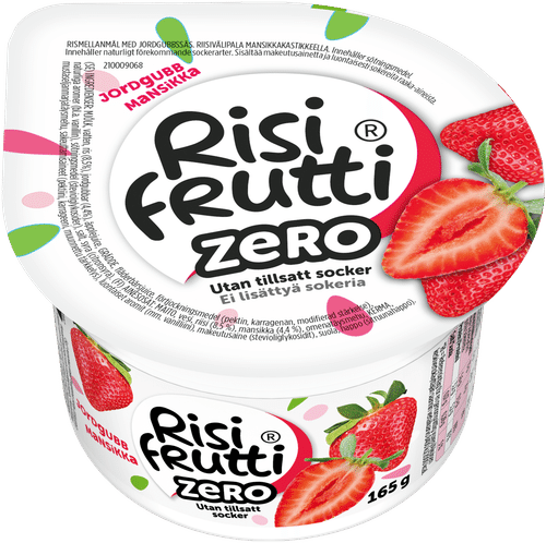 Risifrutti zero mansikka riisivälipala 165g