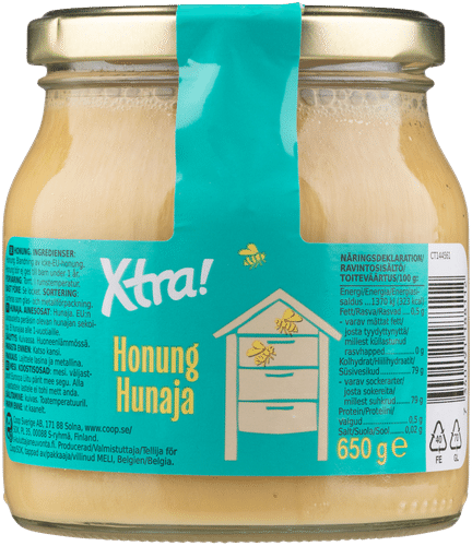 Xtra hunaja 650 g e|Xtra 蜂蜜 650克
