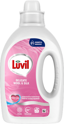 Bio Luvil Villa & silkki Pyykinpesuaine Hellävarainen puhdistus 920 ml 23 pesua