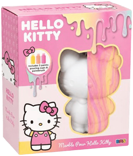 Hello Kitty & Friends marmori askartelu hahmot, 3 eril.lajit.