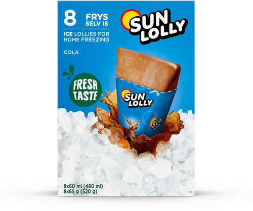 Sun Lolly 8x60ml/65g 冷冻您自己的冰棒可乐