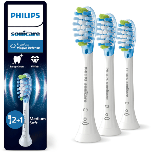 Philips Sonicare C3 Premium Plaque Defence 替换刷头 3支/包,HX9043/87