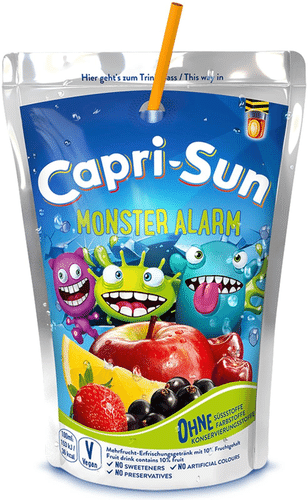 Capri-Sun Monster Alarm Juice 饮料 200 毫升 吸管汁