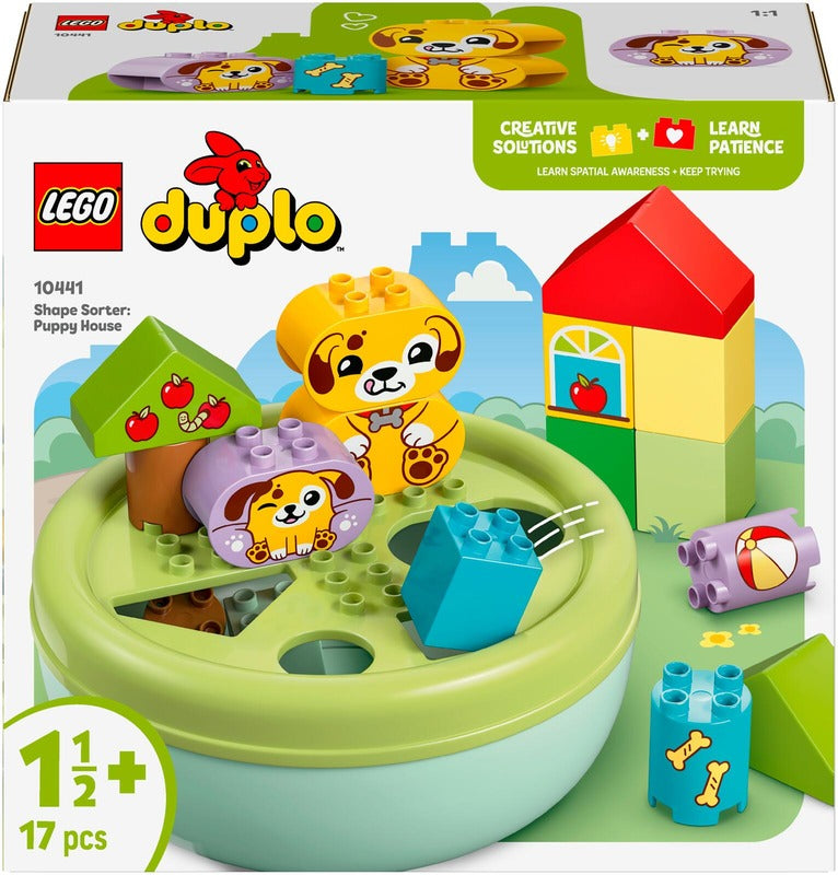 LEGO 得宝我的第一套10441学习形状:小狗|LEGO® DUPLO My First 10441 Opetellaan muotoja: Koiranpent.