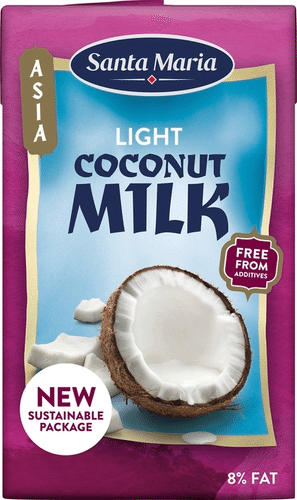 Santa Maria 250毫升淡椰奶|Santa Maria 250ml Coconut Milk Light kookosmaito