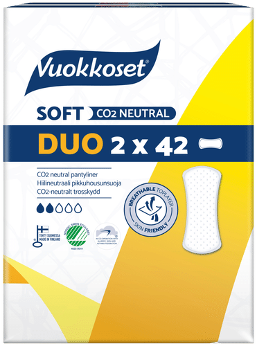Vuokkoset Soft Duo pikkuhousunsuoja 2x42 kpl