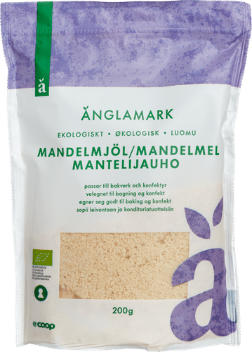 Änglamark mantelijauho luomu 200 g|Änglamark 有机杏仁粉 200 g