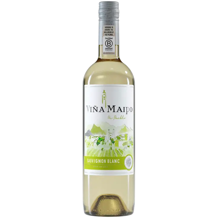 Viña Maipo Sauvignon Blanc 8 til% 0,75 l pullo|Viña Maipo 长相思 8 vol% 0.75 升瓶