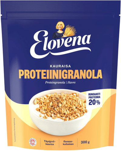 Elovena 300g kauraisa proteiinigranola|Elovena 300克燕麦蛋白格兰诺拉