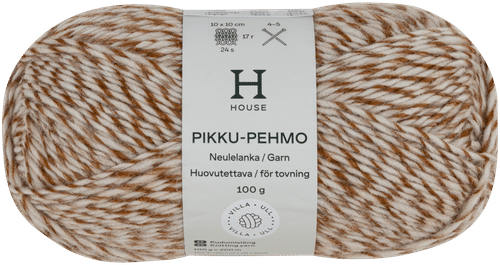 House 羊毛线 Pikku pehmo 100克 米色混纺 200095