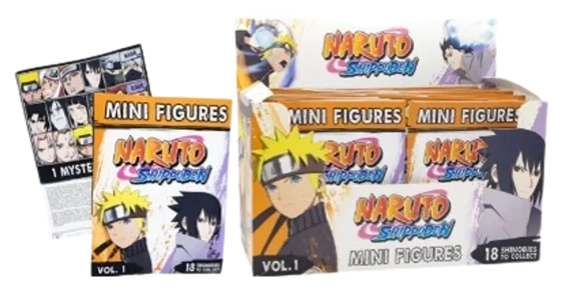 Naruto 火影忍者疾风传 6.5厘米人偶 1个 惊喜包装