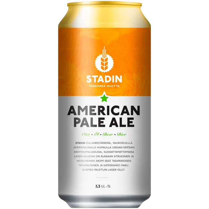 Stadin Panimo Oy Stadin American Pale Ale 5,3% 0,44l|Stadin Panimo Oy Stadin 美式淡色艾尔饮品 5.3% 0,44l