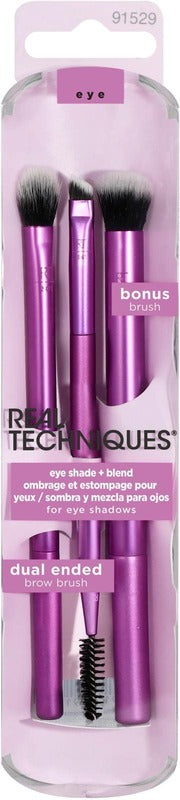 Real Techniques 眼部晕染刷三件套|Real Techniques Eye Shade + Blend - luomivärisivellintrio