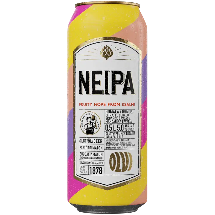 OLVI NEIPA 5,0 % 0,5 l tlk|Olvi NIPA 5.0% 0.5 升 tlk