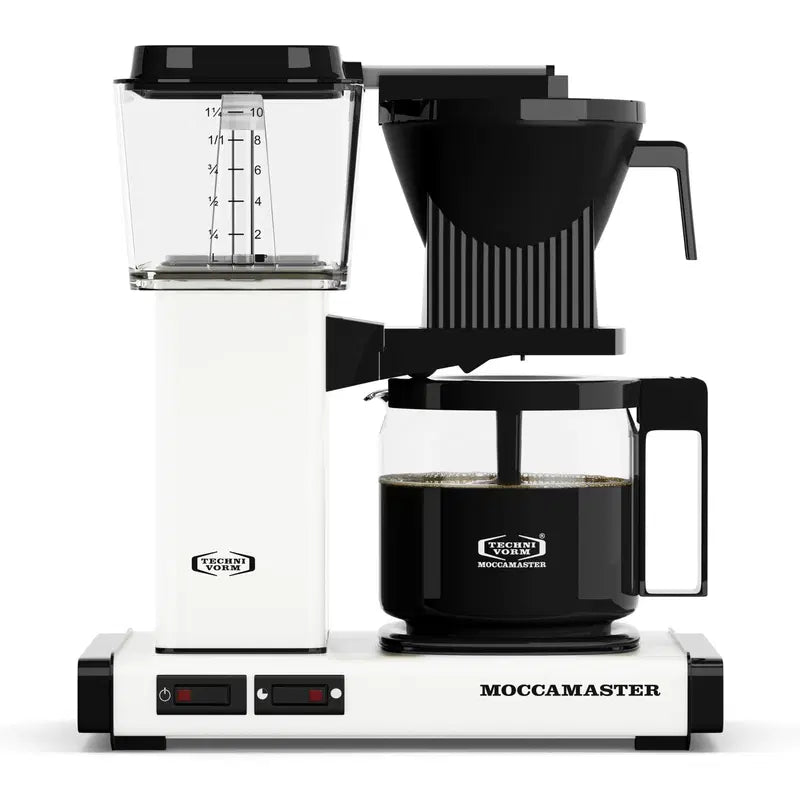 Moccamaster Automatic白色滤纸咖啡机|Moccamaster Automatic White - suodatinkahvinkeitin