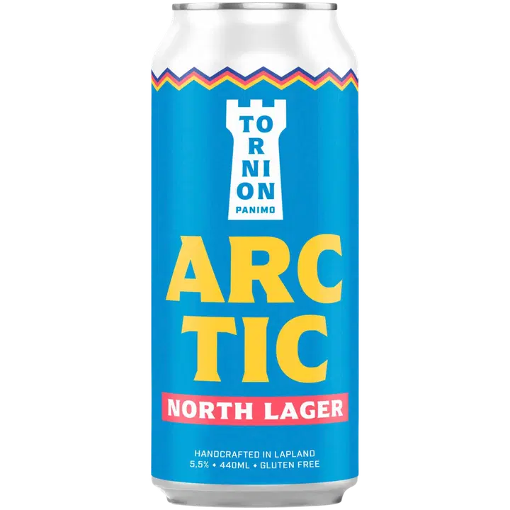 Tornion Panimo Arctic North Lager gluteeniton 5,5% 0,44L|Tornion Panimo 北极北部饮品 无麸质 5.5% 0,44L