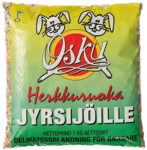 Osku 1kg herkkuruoka jyrsijöille