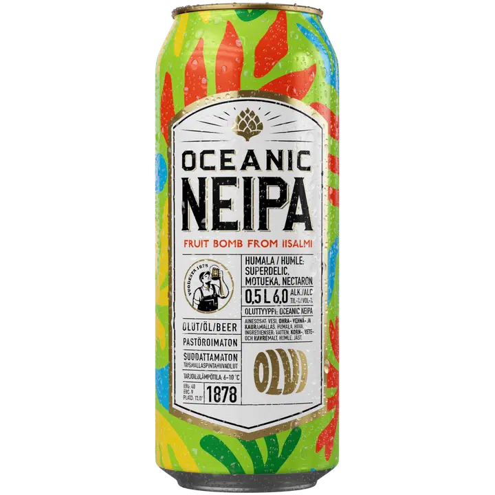 OLVI Oceanic NEIPA 6,0 % 0,5 l tlk|Olvi 海洋 NIPA 6.0% 0.5 l tlk