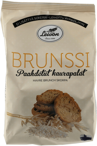 Leivon Brunssi paahdettu kaurapala 300g|Leivon Leipomo 莱冯 烤燕麦早午餐面包块 300g