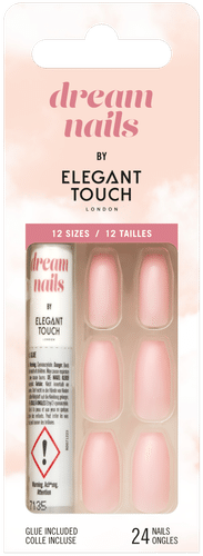 Dream Nails Elegant Touch Dream Nails - Rosy Pink 假指甲