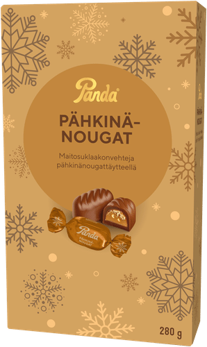 Panda pähkinänougat suklaakonvehti 280g